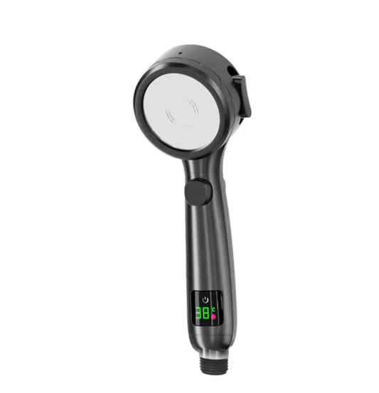 SaniSupreme Bologna waterbesparende Handdouche met Led display en 4 functies zwart