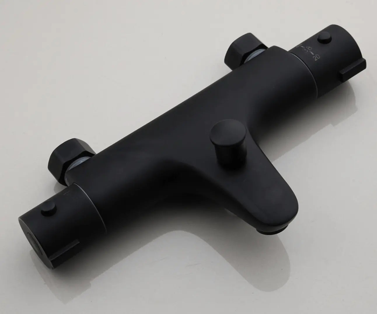 SaniSupreme Brasil opbouw bad doucheset met handdouche 5 inch mat zwart rond