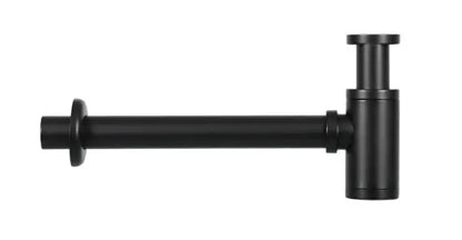 SaniSupreme Cleo Fonteinset 30x30x10cm 1 kraangat gebogen mat zwarte kraan met sifon en afvoerplug Keramiek Wit