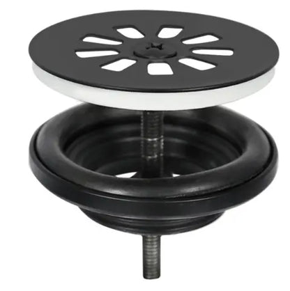 SaniSupreme Cleo Fonteinset 30x30x10cm 1 kraangat gebogen mat zwarte kraan met sifon en afvoerplug Keramiek Wit