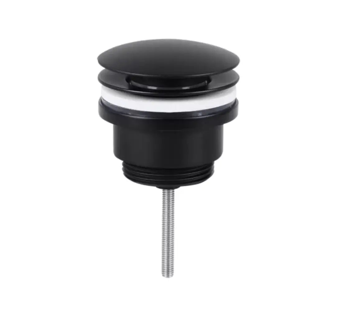 Sanisupreme Clickwaste afvoerplug Differenz mat zwart