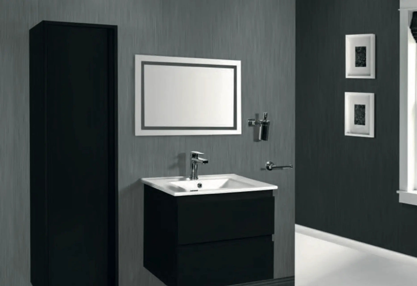 SaniSupreme Creavit Aloni spiegel met LED verlichting en spiegelverwarming 120×60