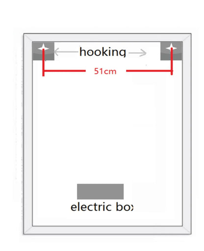 SaniSupreme Creavit Aloni spiegel met LED verlichting en spiegelverwarming 60x80