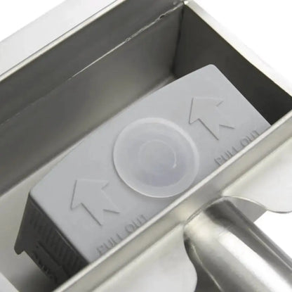 SaniSupreme Creavit RVS Douchedrain GUNMETAL met Flens 50 cm - Douchegoot uitneembaar sifon