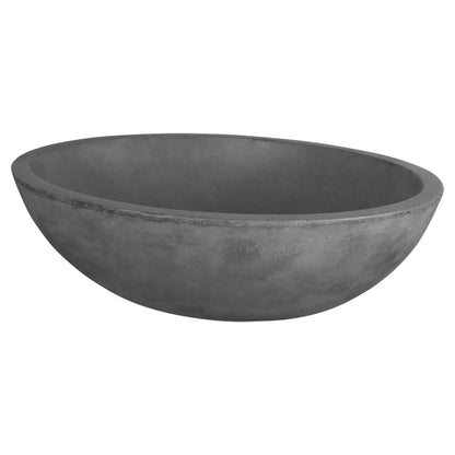 SaniSupreme Dias Waskom 50X38X14Cm Donker Beton grijs