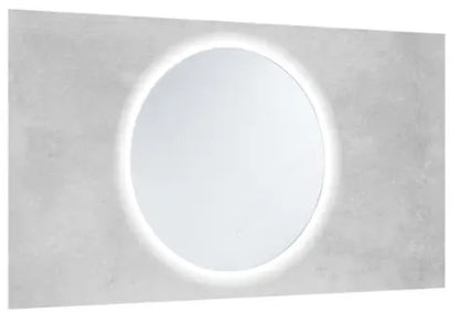 SaniSupreme Differnz badkamerspiegel rond diameter 80cm met led verlichting en touch schakelaar