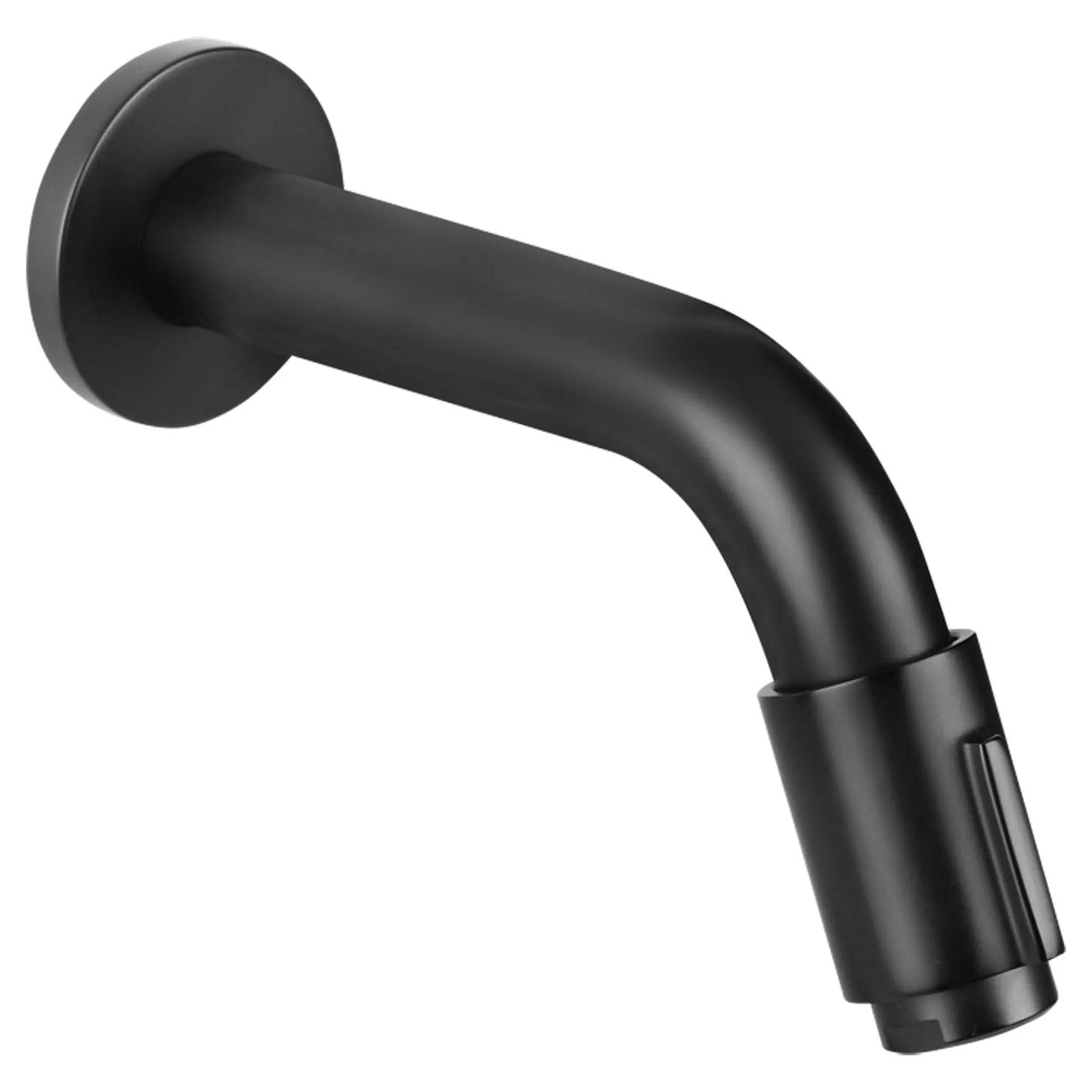 SaniSupreme Differnz koudwater fonteinkraan inbouw toilet 11 cm mat zwart