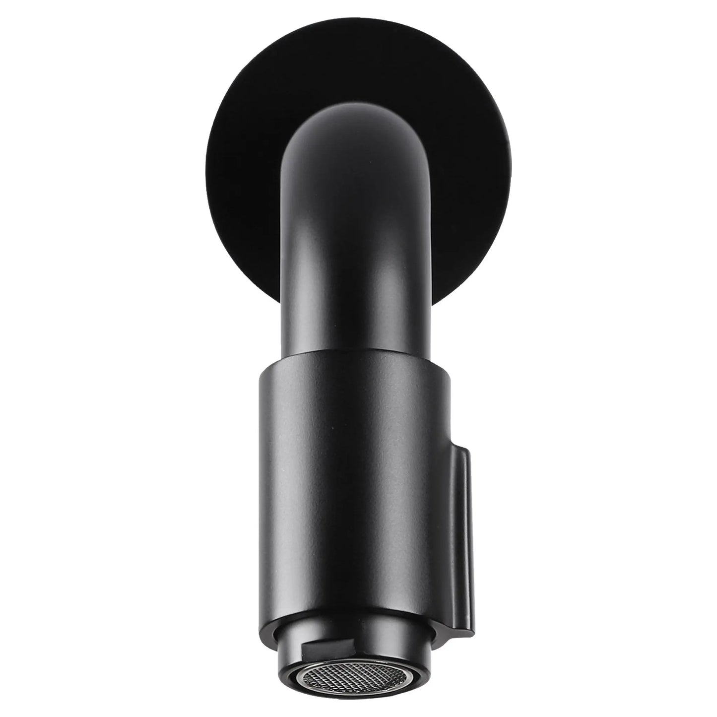 SaniSupreme Differnz koudwater fonteinkraan inbouw toilet 11 cm mat zwart