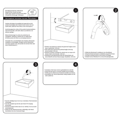 SaniSupreme Differnz koudwater fonteinkraan inbouw toilet Gun Metal
