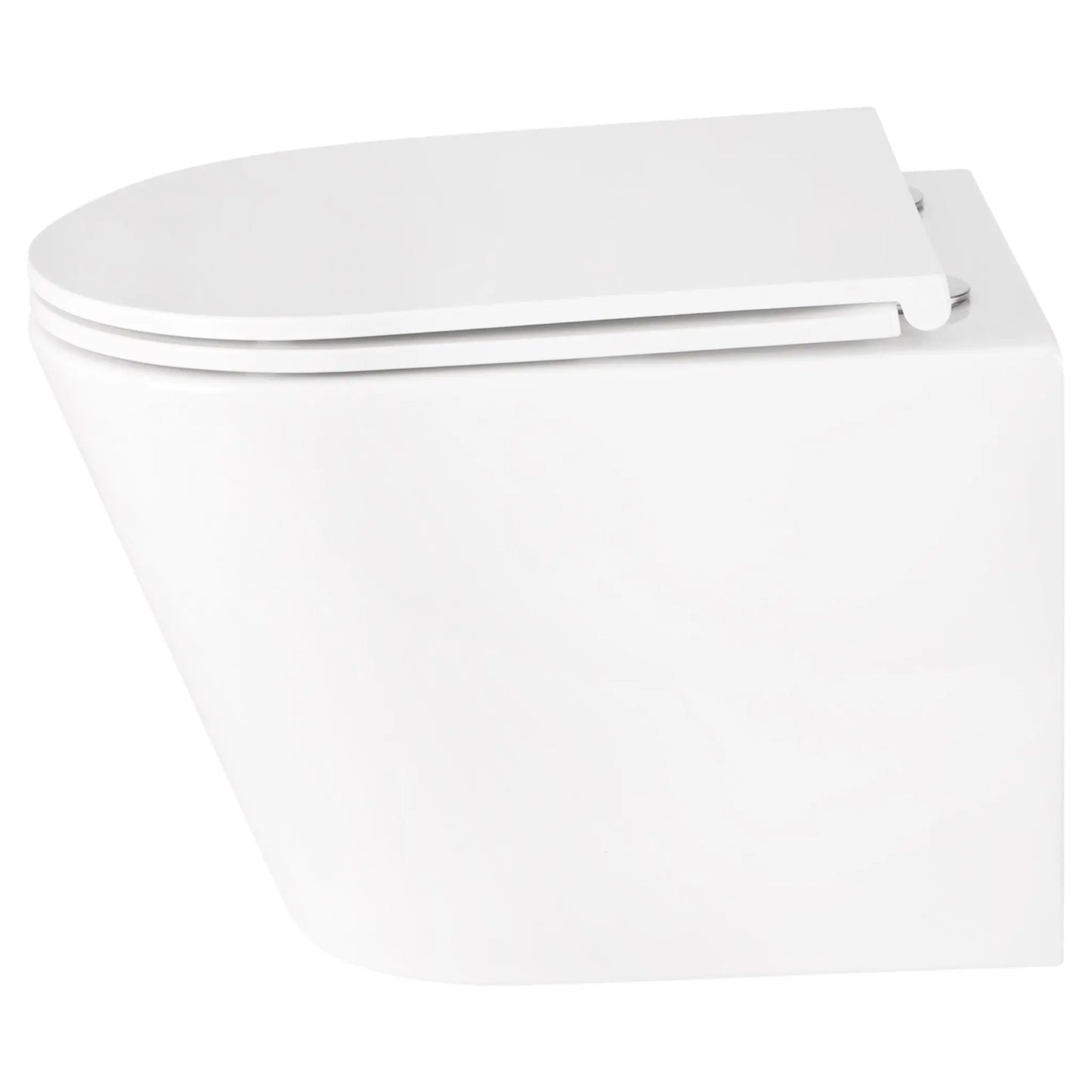 SaniSupreme Differnz wandcloset Spoelrandloos 51.5 x 35.5cm incl. softclose zitting wit glans