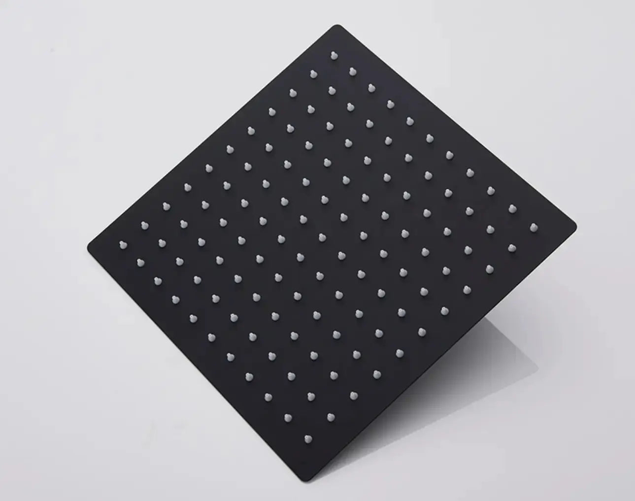 SaniSupreme Doucheset Bolivia Premium 40 cm. regendouche vierkant 2 - weg zwart inbouw