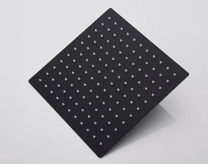 SaniSupreme Doucheset Costa Rica 10 inch regendouche vierkant 2 - weg zwart inbouw