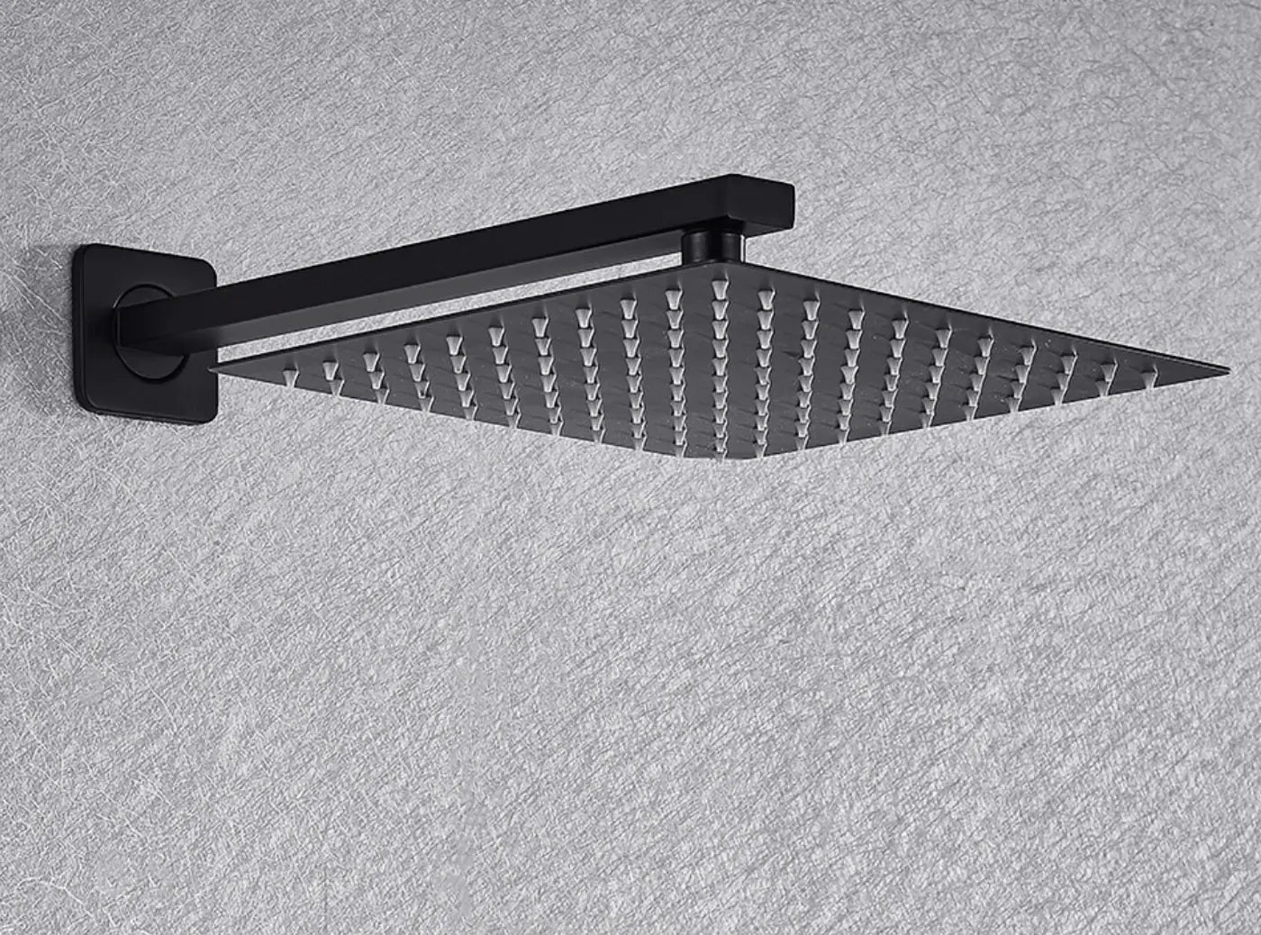 SaniSupreme Doucheset Costa Rica 10 inch regendouche vierkant 2 - weg zwart inbouw