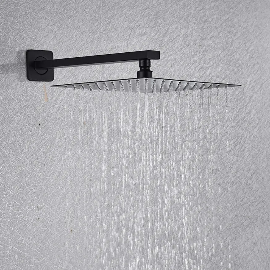 SaniSupreme Doucheset Costa Rica 10 inch regendouche vierkant 2 - weg zwart inbouw