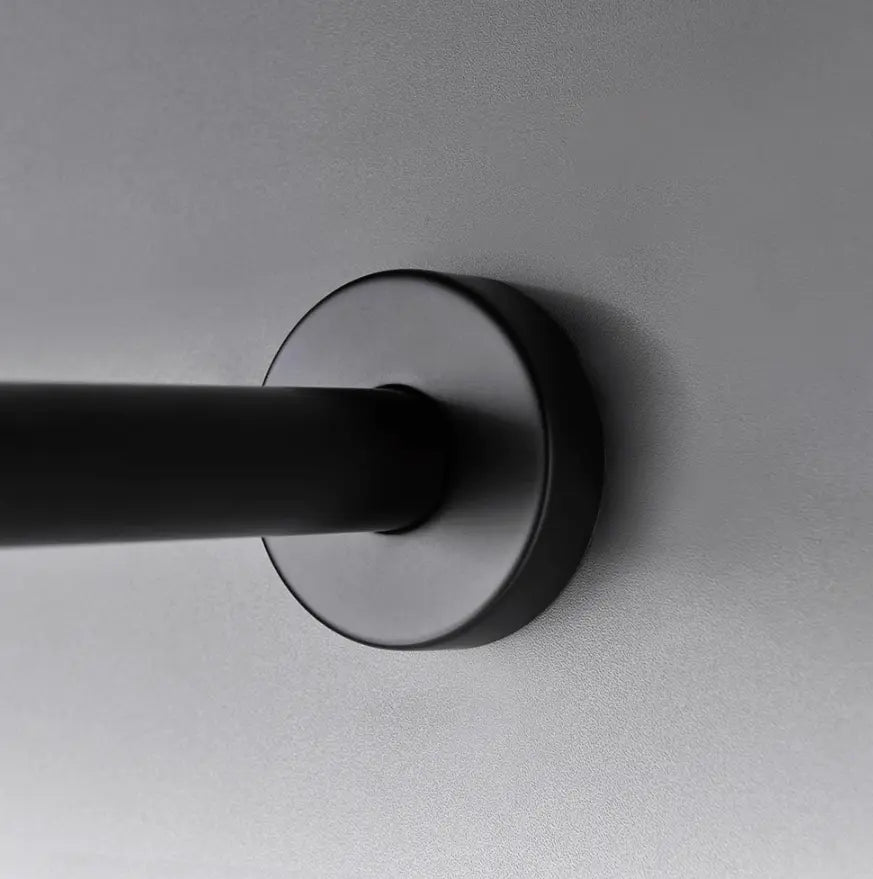 SaniSupreme® Doucheset Grand Canyon 10 inch / 25cm regendouche rond 2 - weg zwart inbouw