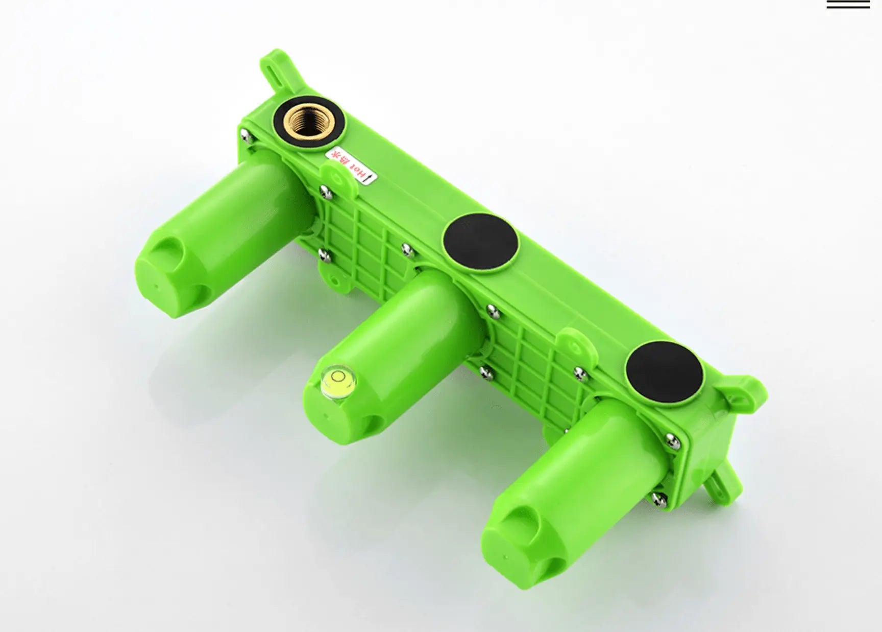 SaniSupreme® Doucheset Grand Canyon 10 inch / 25cm regendouche rond 2 - weg zwart inbouw