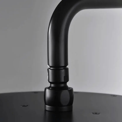 SaniSupreme® Doucheset Grand Canyon 10 inch / 25cm regendouche rond 2 - weg zwart inbouw