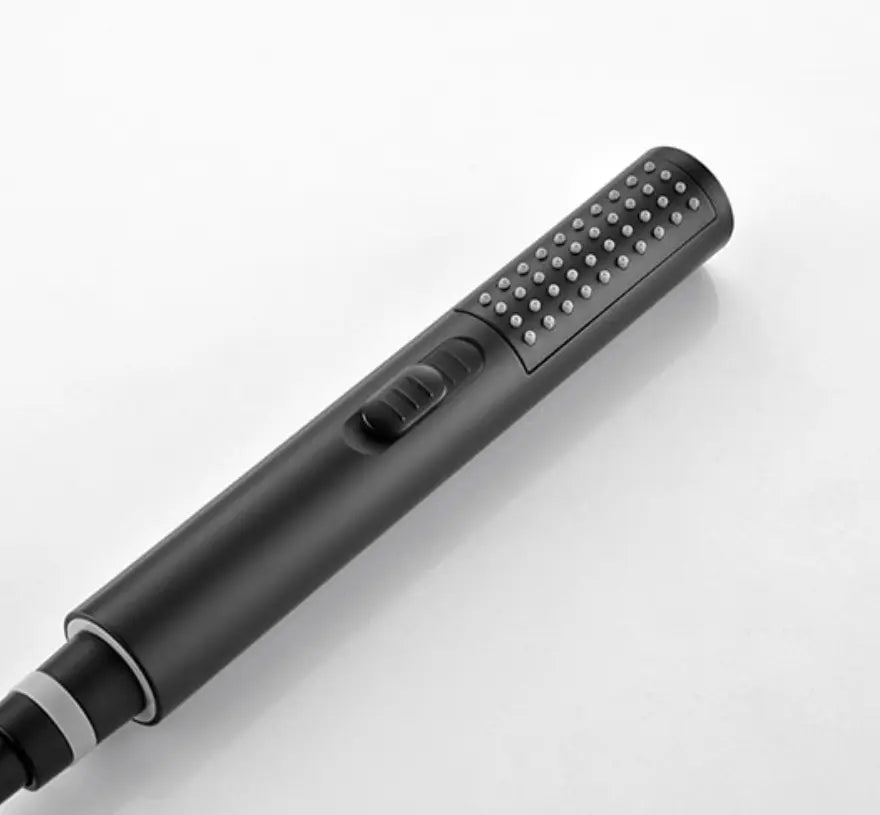 SaniSupreme Doucheset Grand Canyon 8 inch / 20cm regendouche rond 2 - weg zwart inbouw