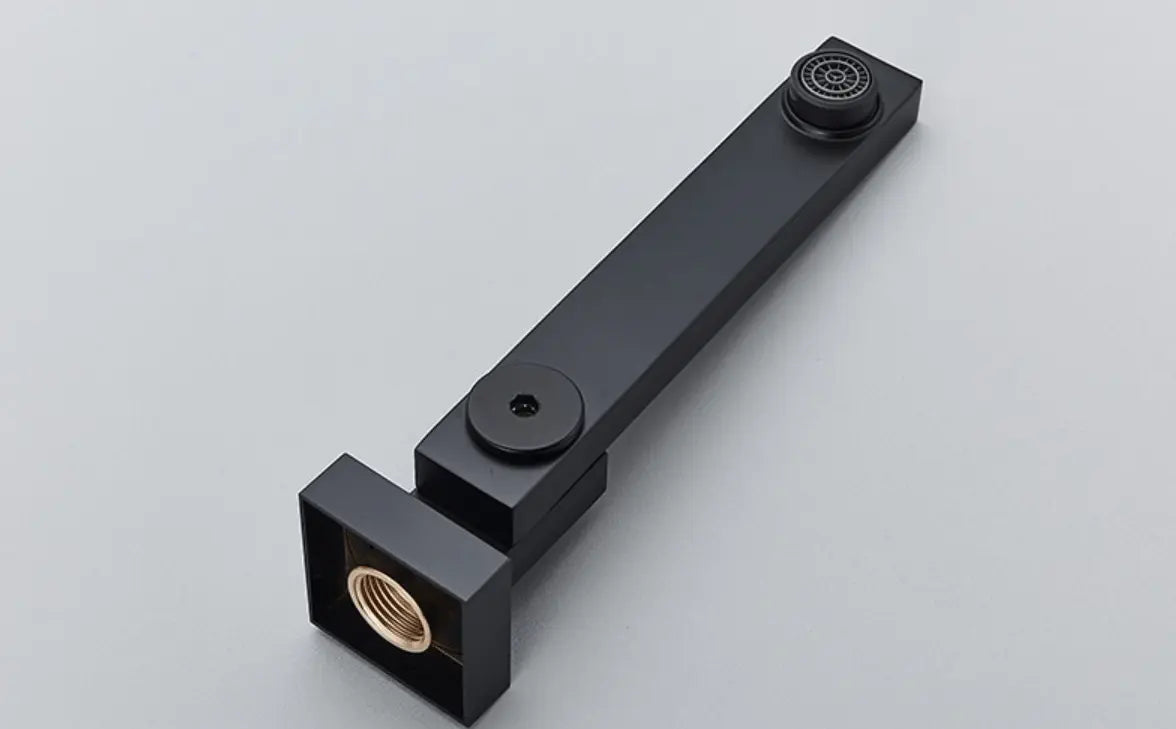 SaniSupreme Doucheset Manhattan 10 inch regendouche vierkant 3 - weg zwart inbouw