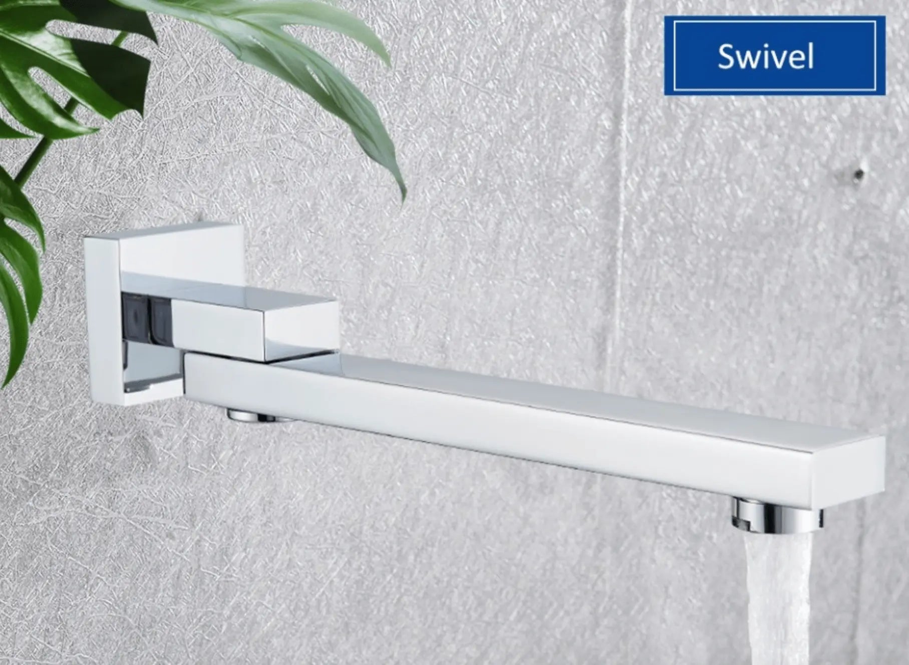 SaniSupreme Doucheset Manhattan Premium de Luxe LCD 10 inch regendouche vierkant 3 - weg chroom inbouw