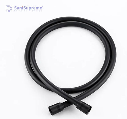 SaniSupreme® Doucheset Montana 10 inch / 25 cm regendouche rond 2 - weg zwart inbouw