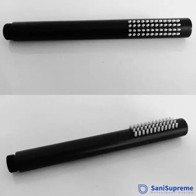 SaniSupreme® Doucheset Sacramento 20 cm. regendouche rond 2 - weg zwart inbouw