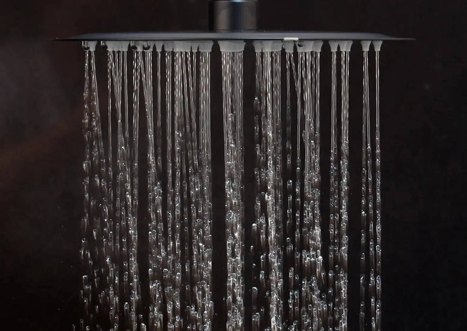 SaniSupreme Doucheset Yosemite 20 cm. regendouche rond 2 - weg zwart inbouw