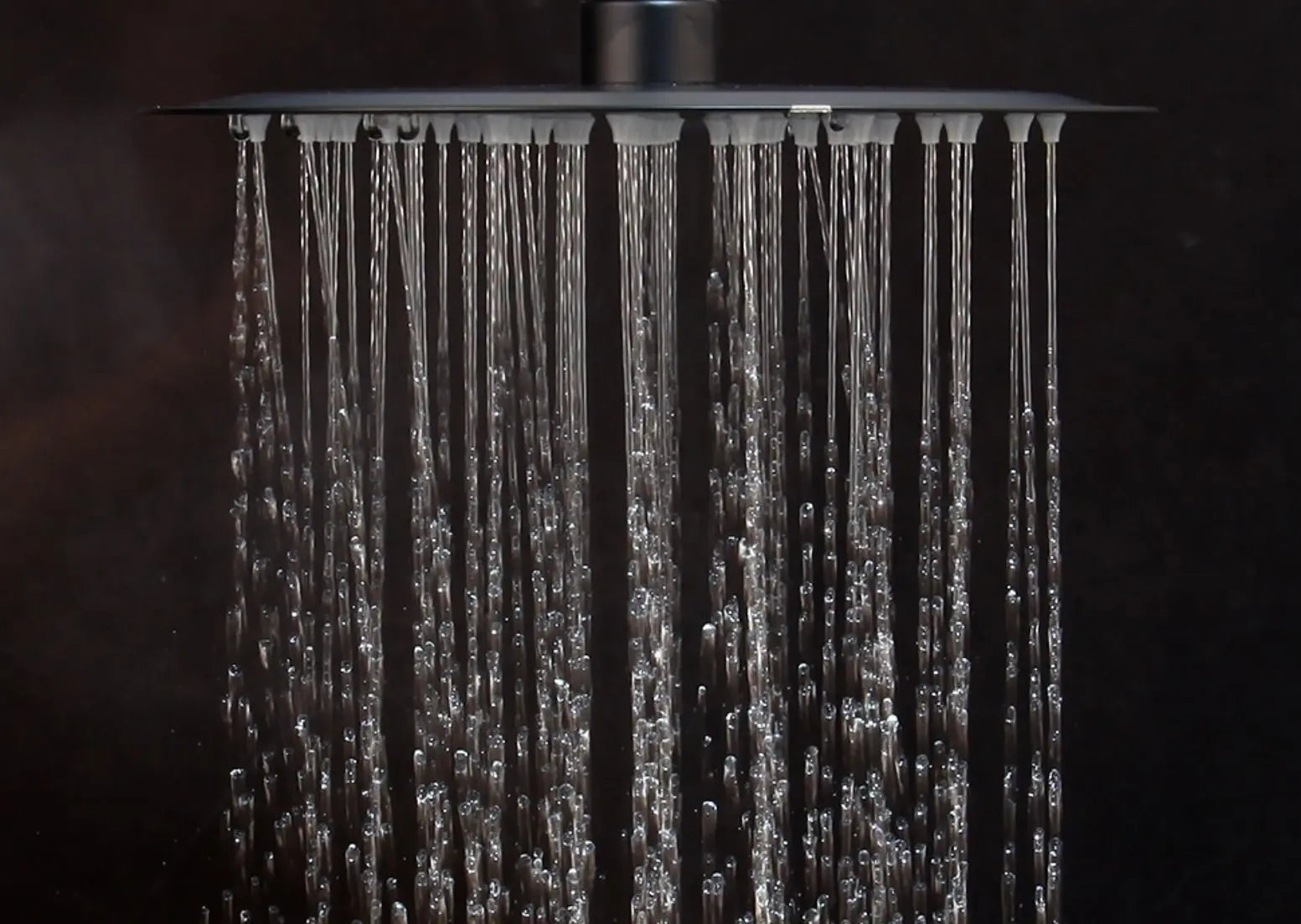 SaniSupreme Doucheset Yosemite 8 inch / 20cm regendouche rond 2 - weg zwart inbouw