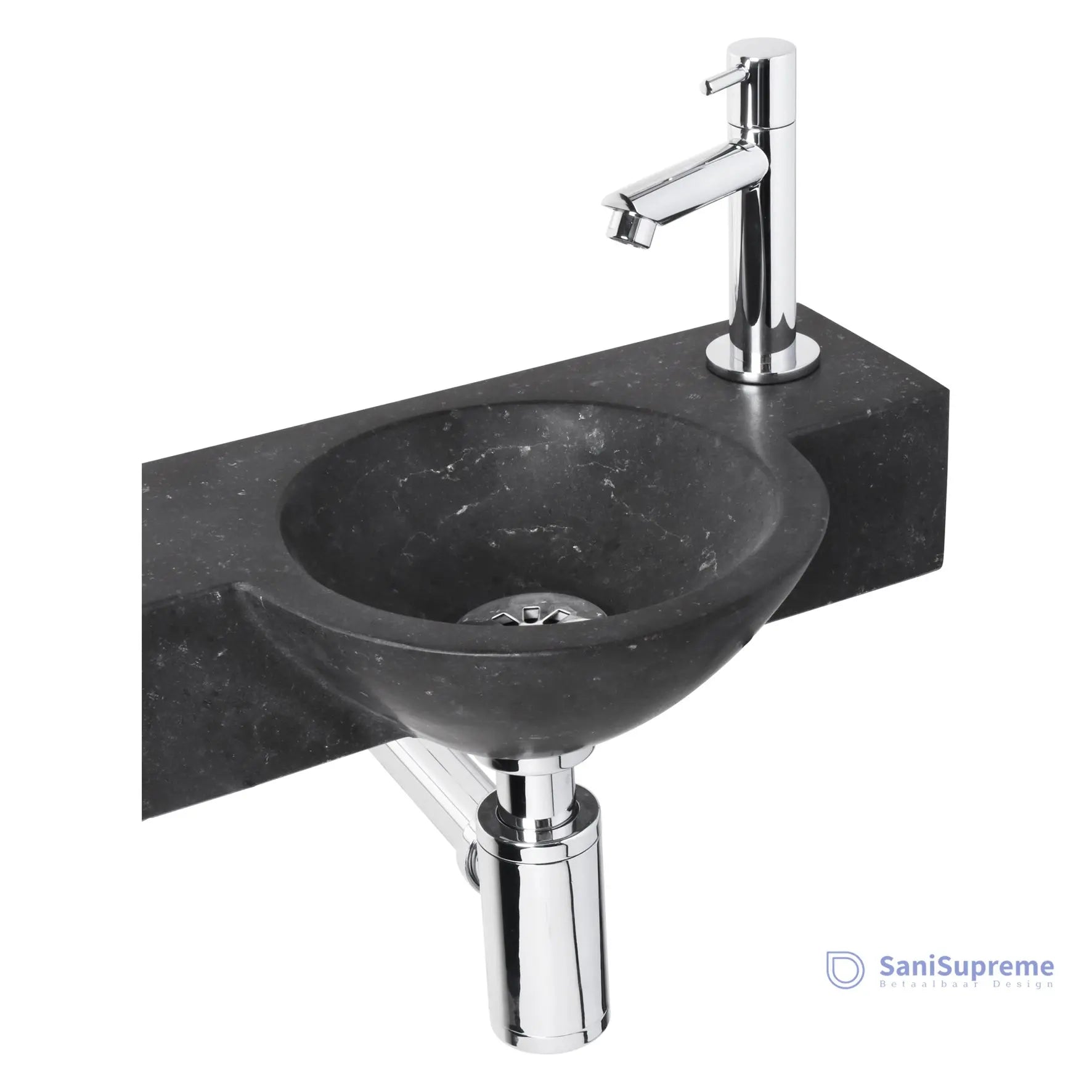 Sanisupreme fonteinset Teti Bombay Black complete set