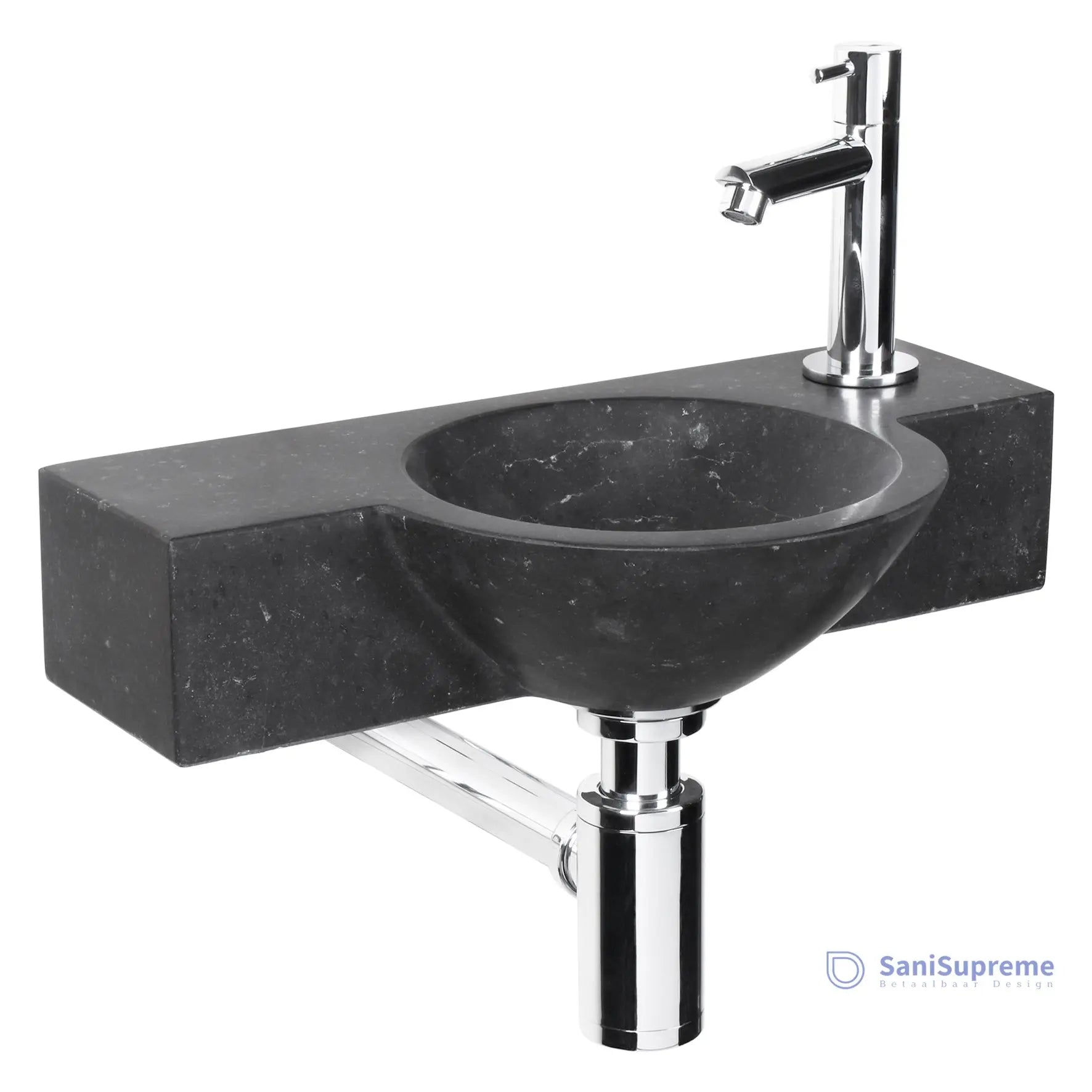 Sanisupreme fonteinset Teti Bombay Black complete set