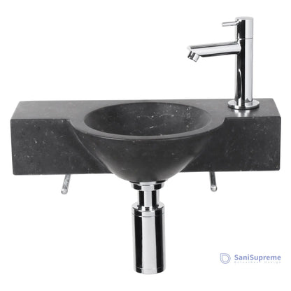 Sanisupreme fonteinset Teti Bombay Black complete set