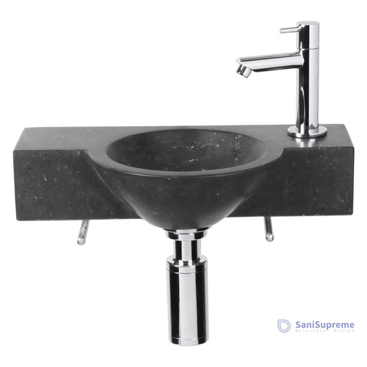 Sanisupreme fonteinset Teti Bombay Black complete set