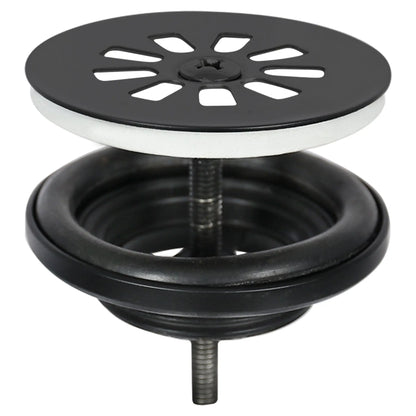 SaniSupreme Force Fonteinset 38.5x18.5x24.5cm 1 kraangat recht mat zwarte kraan met sifon en afvoerplug Beton Donkergrijs