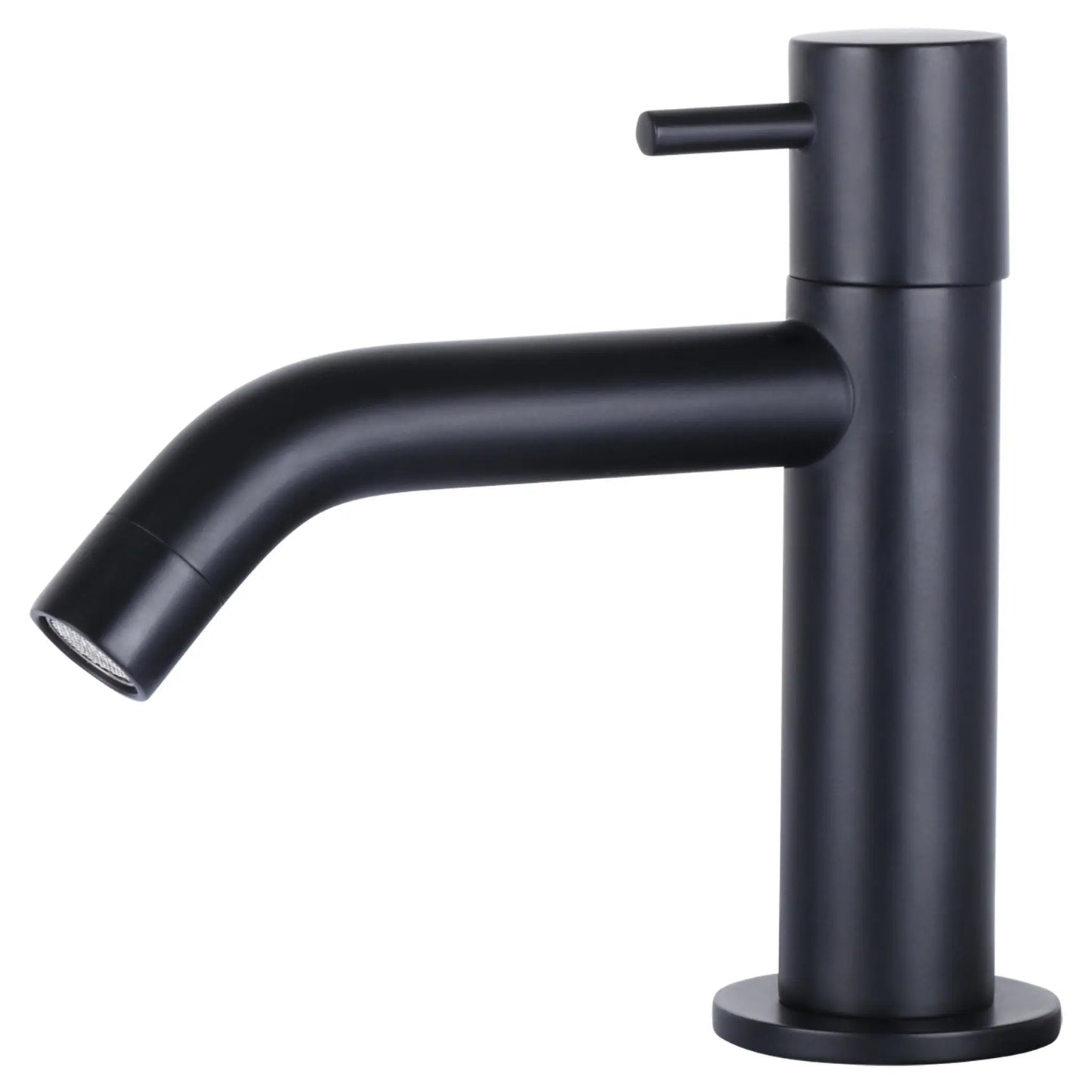 SaniSupreme Force Fonteinset Bombai 38.5x18.5x24.5cm 1 kraangat recht mat zwarte kraan met sifon en afvoerplug Rechthoek