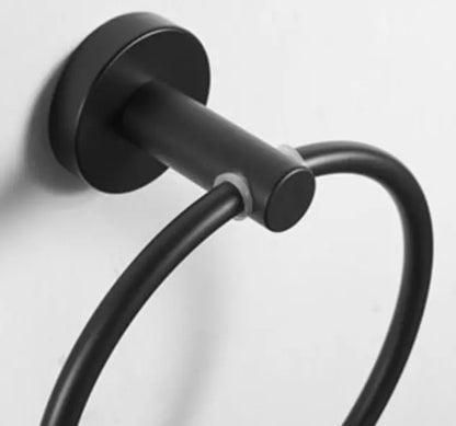 SaniSupreme Handdoek ring Yosemite mat zwart