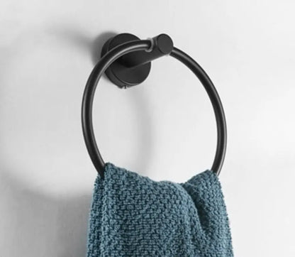 SaniSupreme Handdoek ring Yosemite mat zwart