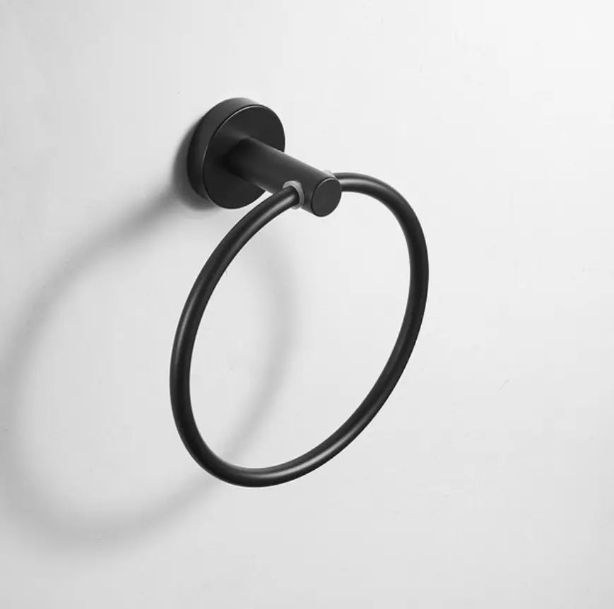 SaniSupreme Handdoek ring Yosemite mat zwart