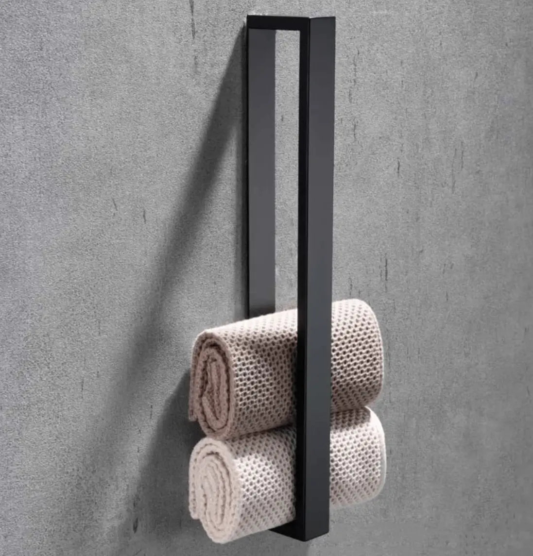 SaniSupreme Handdoekrek Brasil 40 cm mat zwart