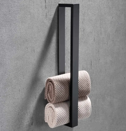 SaniSupreme Handdoekrek Brasil 40 cm mat zwart