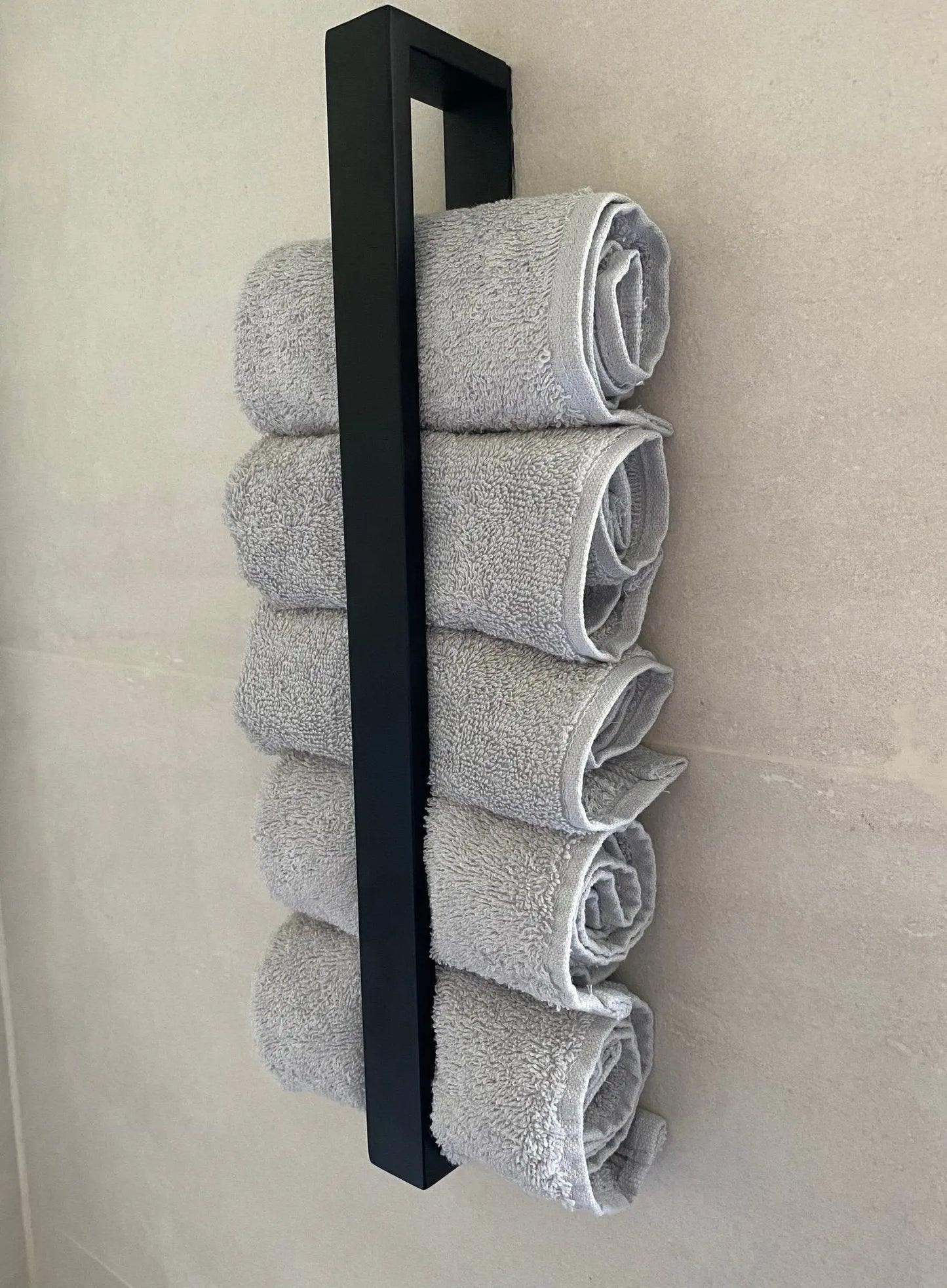 SaniSupreme Handdoekrek Brasil 40 cm mat zwart