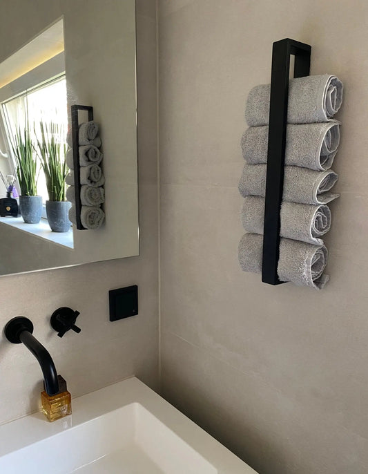 SaniSupreme Handdoekrek Brasil 40 cm mat zwart