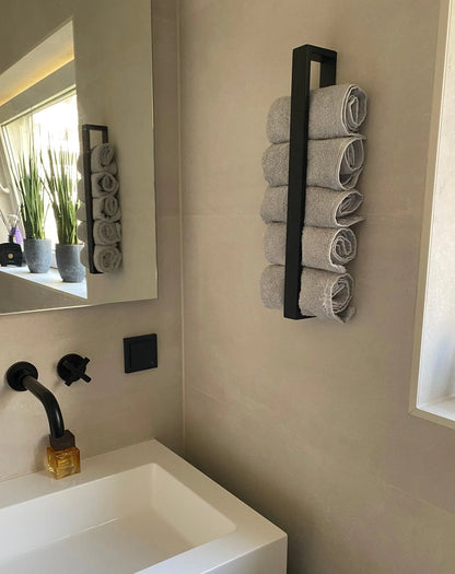 SaniSupreme Handdoekrek Brasil 40 cm mat zwart