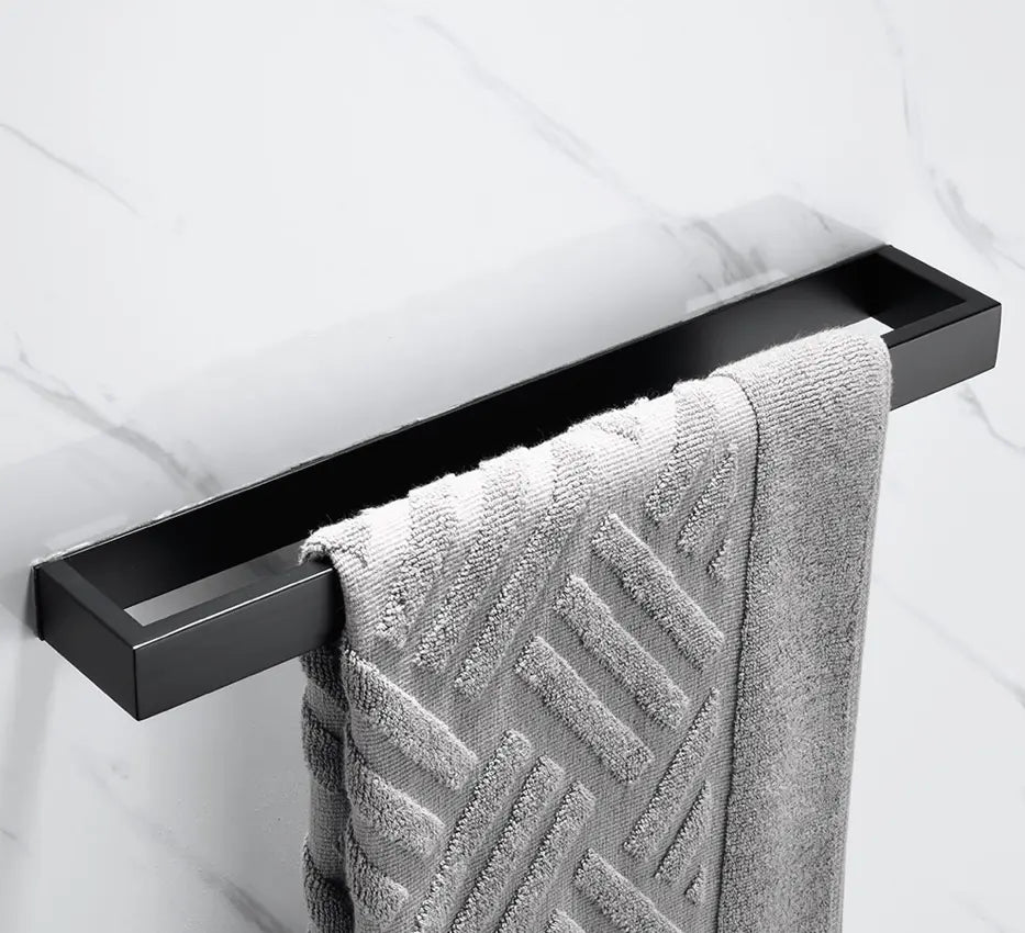 SaniSupreme Handdoekrek Brasil 40 cm mat zwart