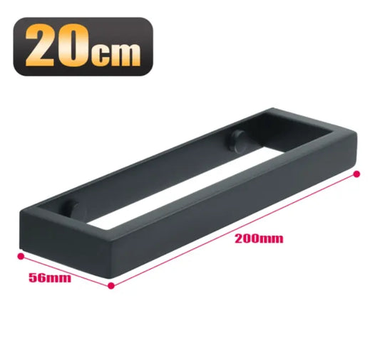 SaniSupreme Handdoekrek Colombia 20 cm mat zwart