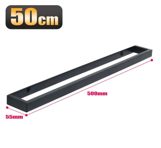 SaniSupreme Handdoekrek Colombia 50 cm mat zwart