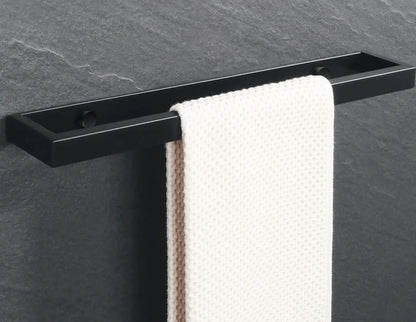 SaniSupreme Handdoekrek Colombia 50 cm mat zwart