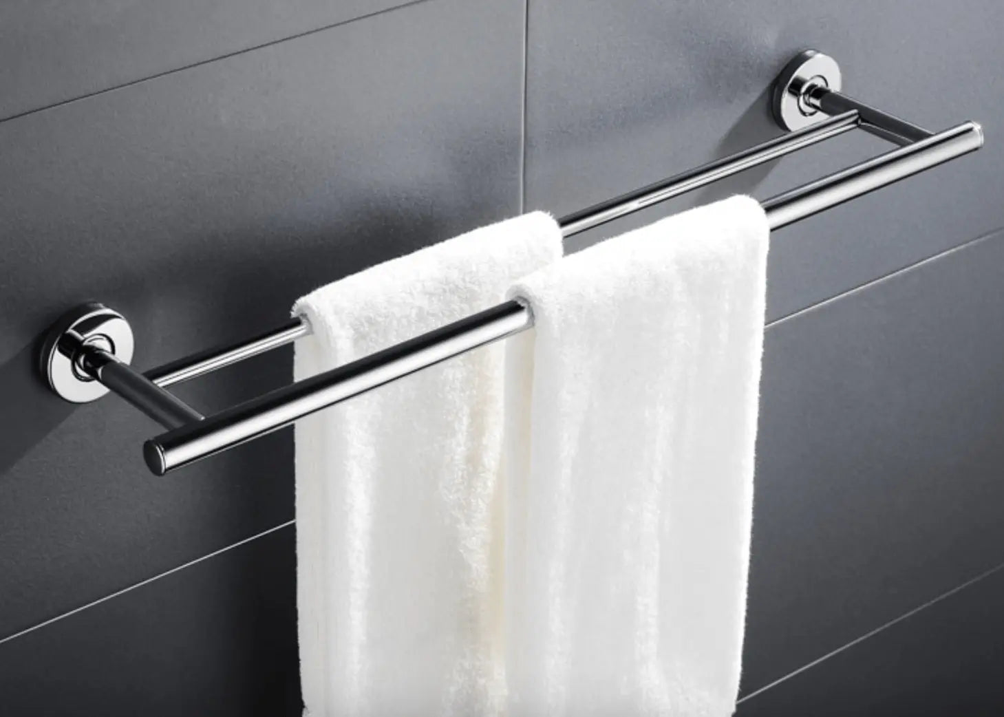 SaniSupreme Handdoekrek Yosemite dubbel chroom 58 cm.