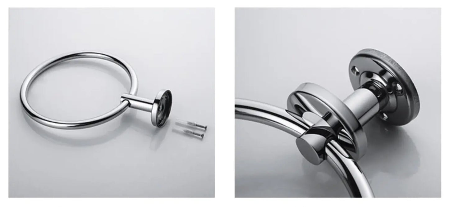 SaniSupreme Handdoekring Yosemite chroom