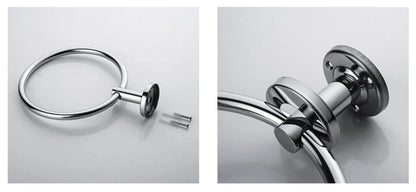 SaniSupreme Handdoekring Yosemite chroom