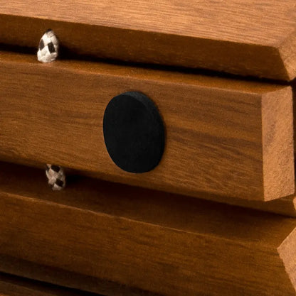 SaniSupreme Houten badmat 50 x 80 cm oprolbaar model met anti - slip rubbers